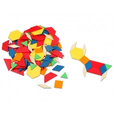 Forme geometrice din plastic, 250 piese Forme geometrice din plastic, 250 piese