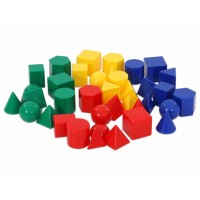 Corpuri geometrice mici set 40 buc