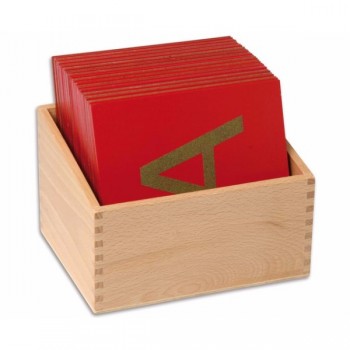 Set litere mari de tipar abrazive