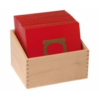 Set litere mici de tipar abrazive