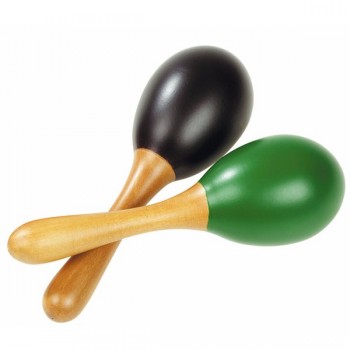 Mini Maracas din lemn