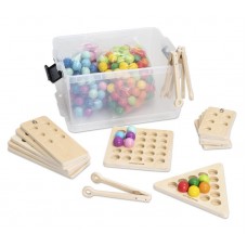 Set din lemn pentru înțelegerea numerelor și dezvoltarea abilitățiilor motorii