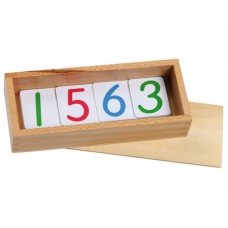Carduri numerice laminate în cutie din lemn